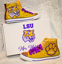 Load image into Gallery viewer, #1 Customized "Blinged" Rhinestoned Shoes