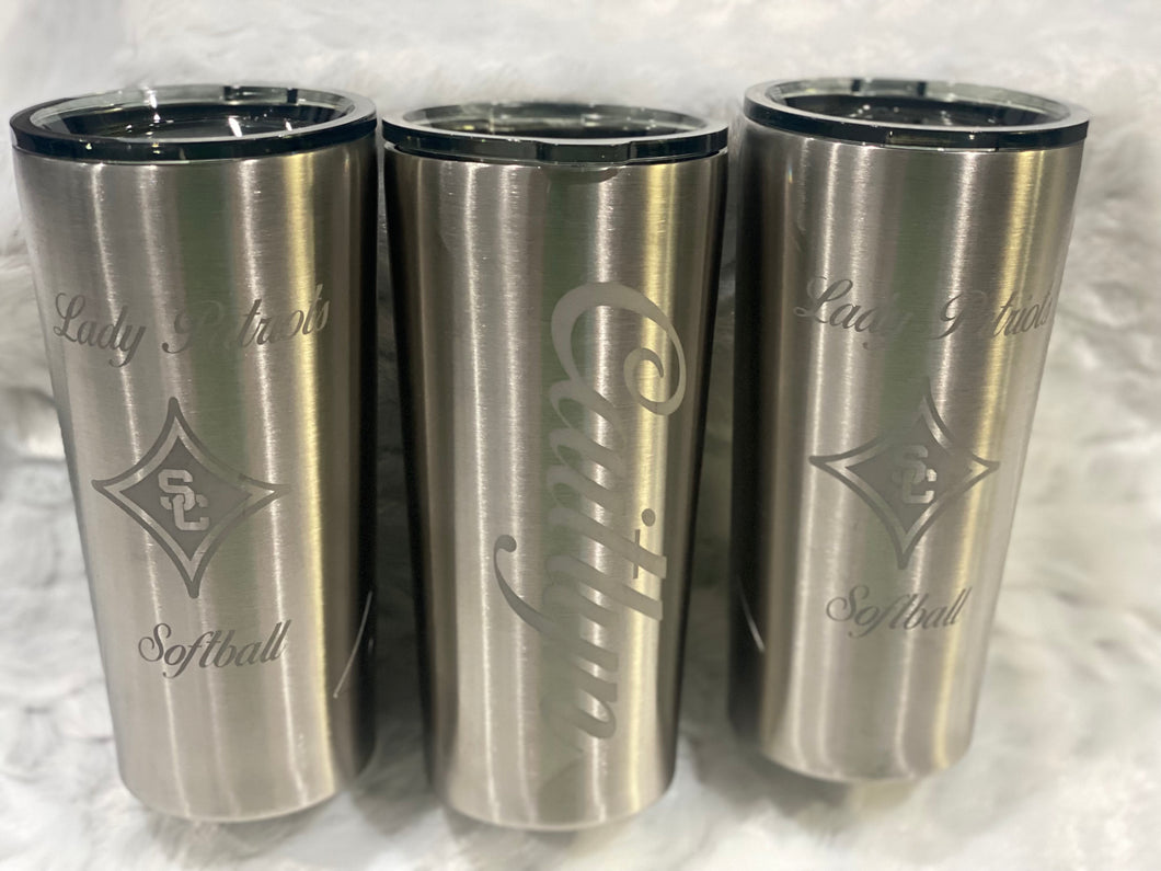 Customized Etched Stainless Steel Thermal Cups